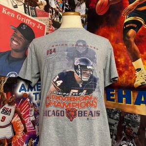 Vintage Chicago Bears Brian Urlacher Central Division Champions T Shirt Sz Large